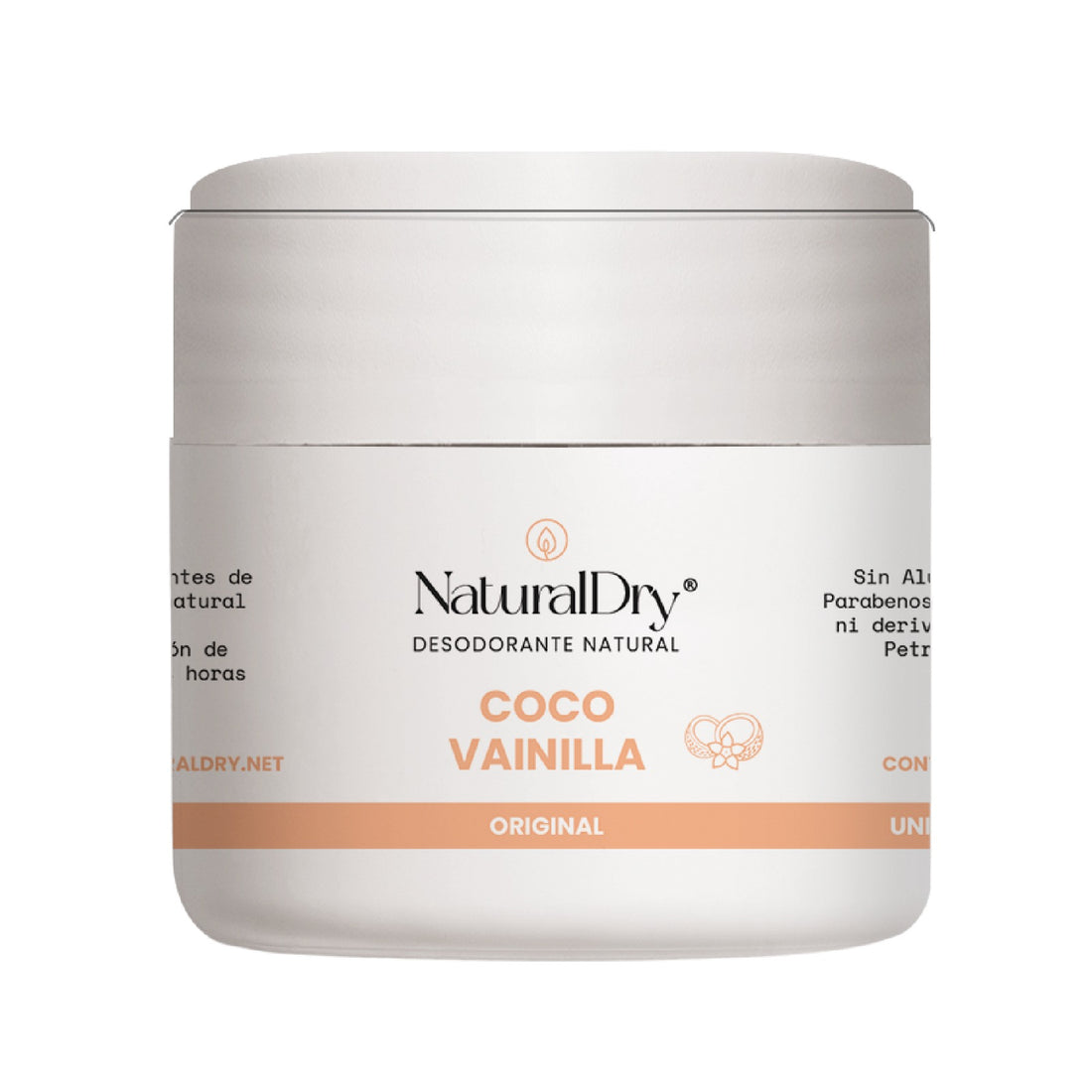 Desodorante natural NaturalDry en crema - Coco Vainilla