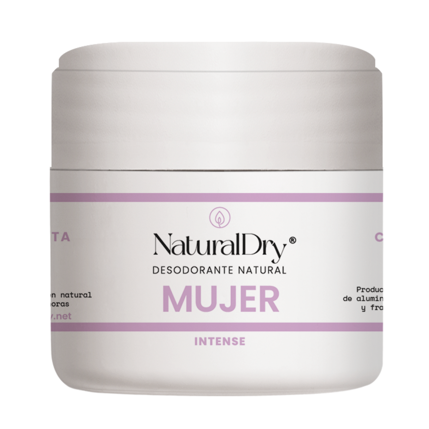 Desodorante natural MUJER INTENSE en crema - Aroma Bergamota con ALUMBRE