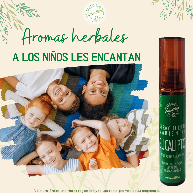 Natural Era - Spray Herbal EUCALIPTO 60 ML - Aroma reconfortante