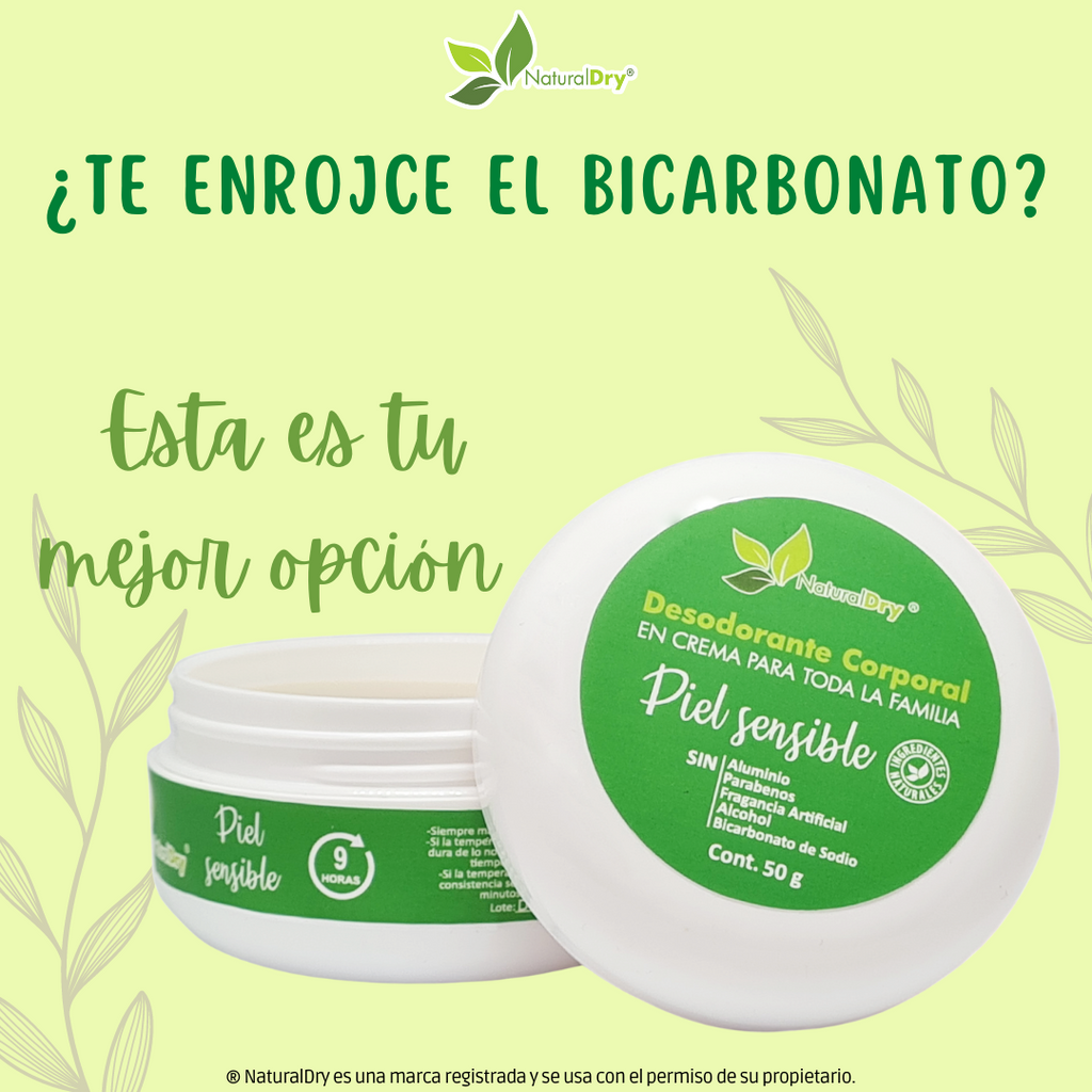 Desodorante natural en crema - limón - sin bicarbonato de sodio