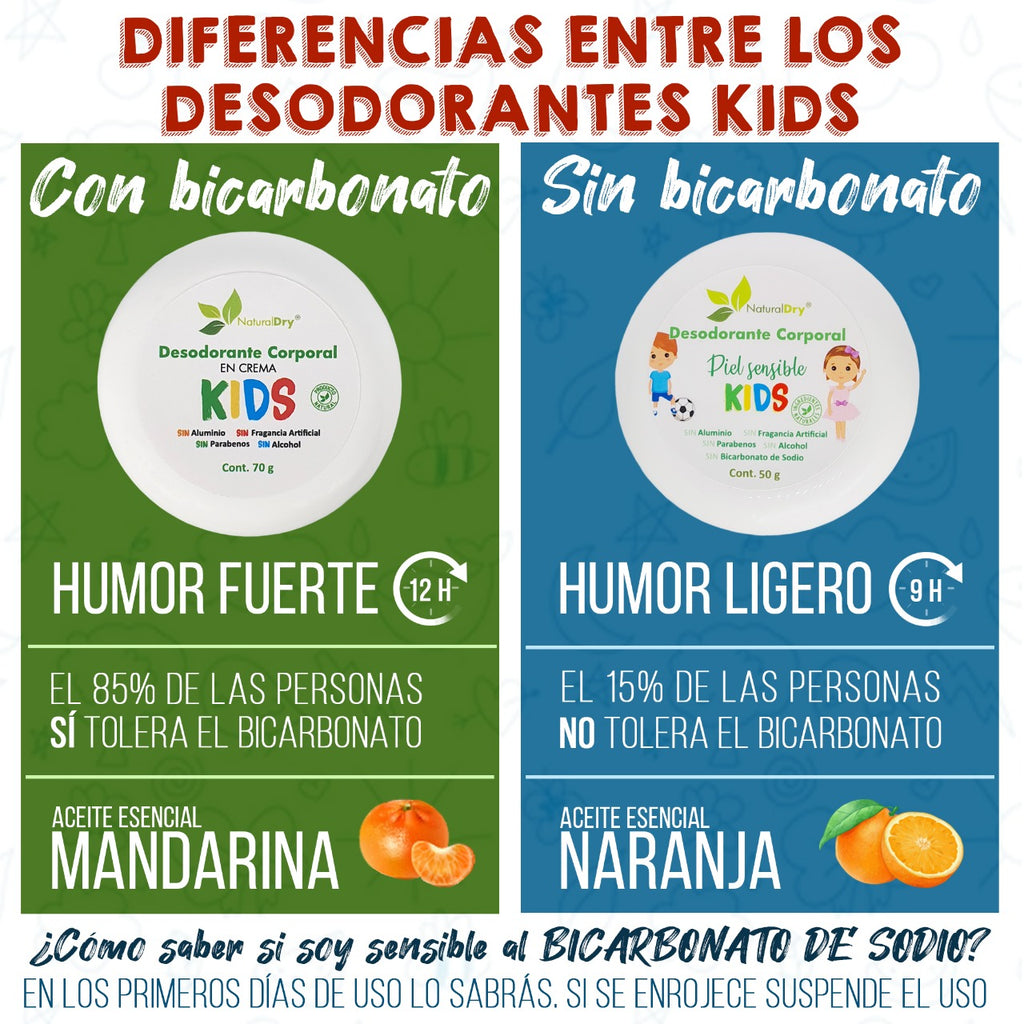 Desodorante natural en crema - kids - mandarina