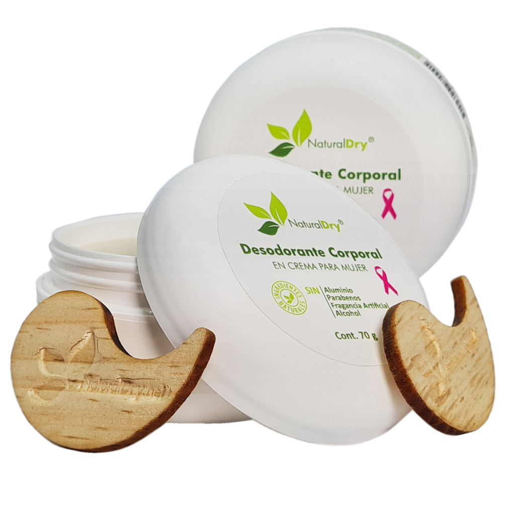 Kit 2 - Desodorante Natural en crema con 2 aplicadores - lavanda - mujer
