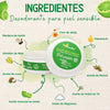 Desodorante natural en crema - limón - sin bicarbonato de sodio