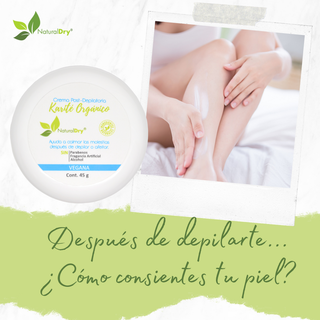 Crema post-depilación Aftershave mujer - orgánica - vegana