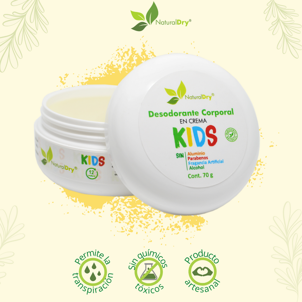 Desodorante natural en crema - kids - mandarina