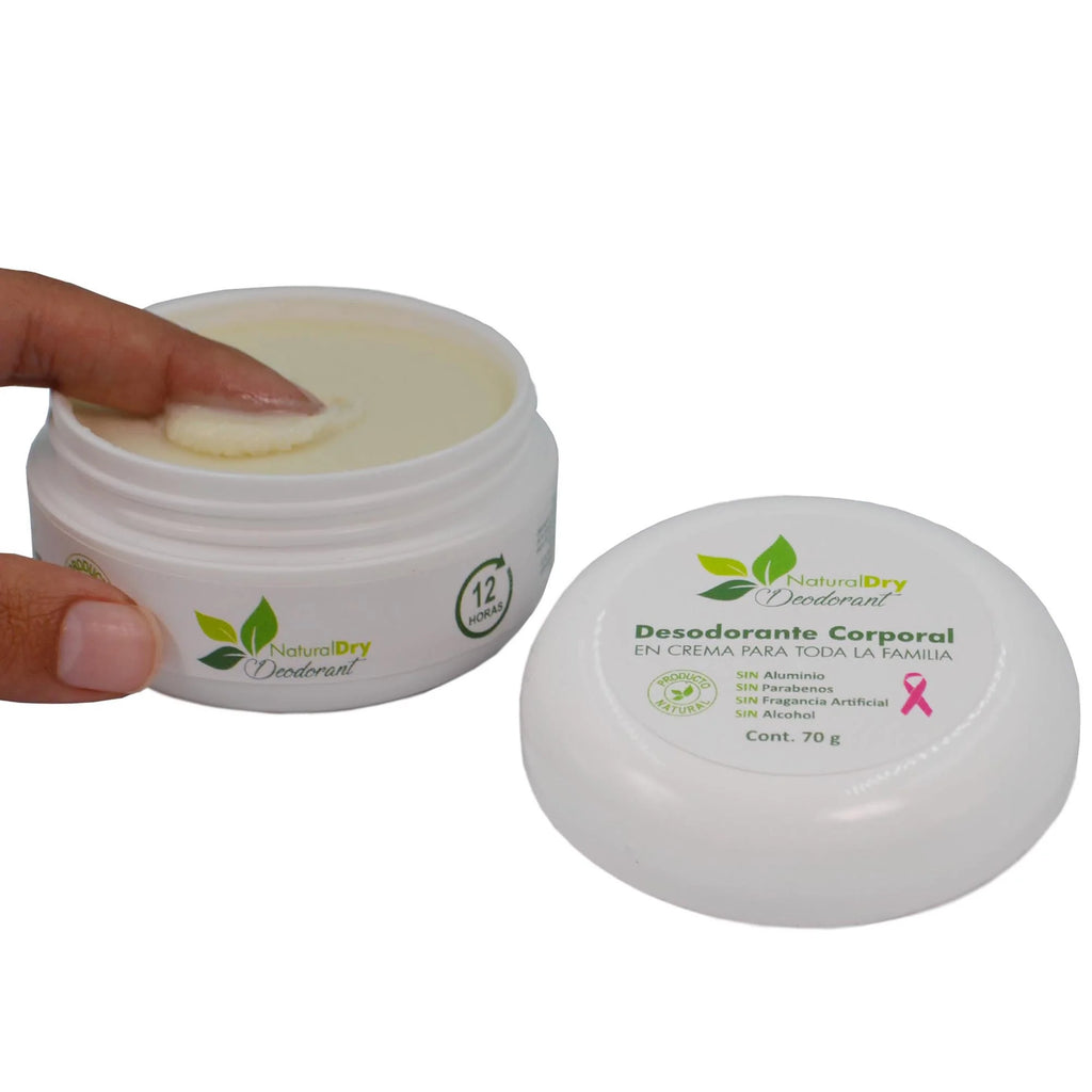 Kit 3 - Desodorante natural en crema con 3 aplicadores - mujer - lavanda