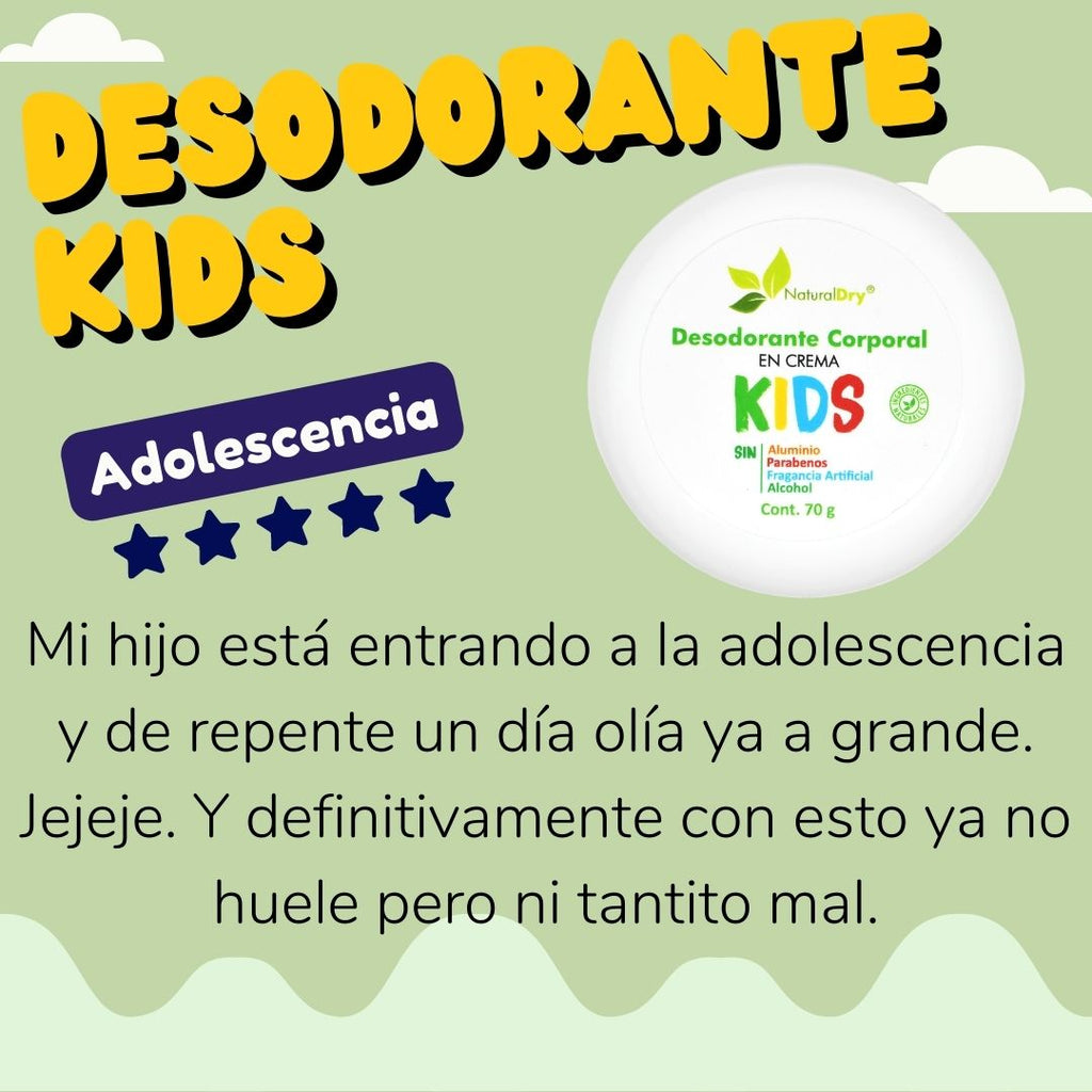 Desodorante natural en crema - kids - mandarina